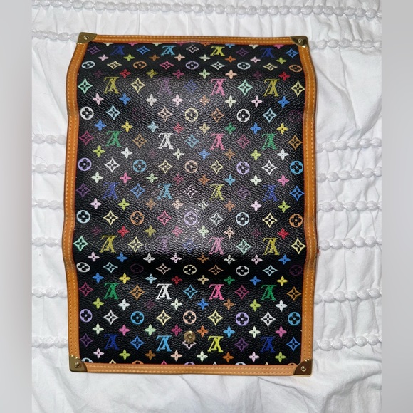 Authentic Pre Loved Murakami Black Multicolored Wallet with chain insert. - Picture 9 of 10